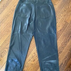 Nine West Black Leather Pants